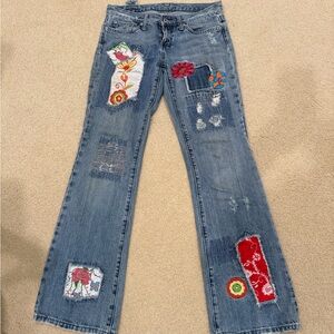 Miss Me Patchwork Jeans Size 28.